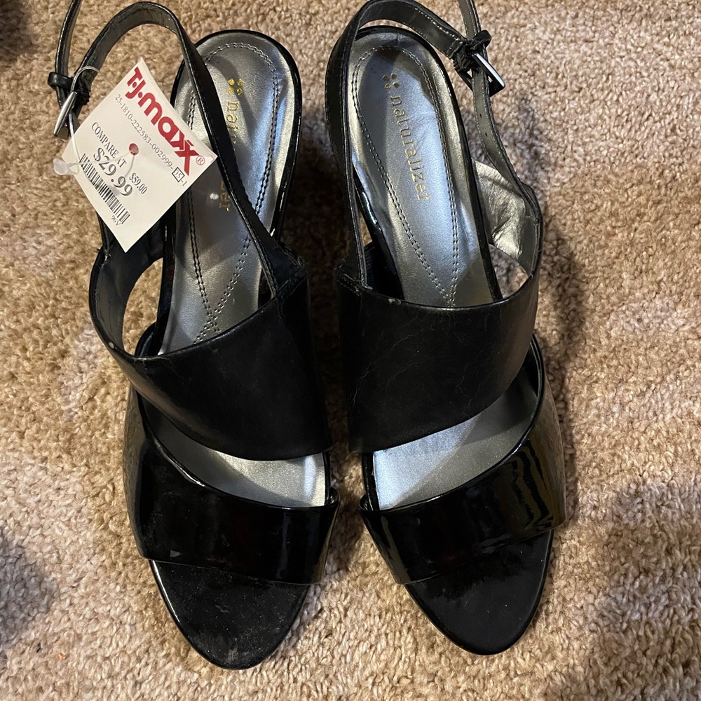 Black sandals from TJMaxx